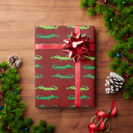 Krokodile und Alligatoren Geschenkpapier