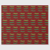 Krokodile und Alligatoren Geschenkpapier (Flach)