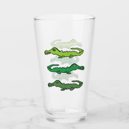 Krokodile und Alligatoren Glas