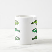 Krokodile und Alligatoren Kaffeetasse (Mittel)