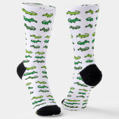 Krokodile und Alligatoren Socken (Gewinkelt)