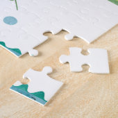 Krokodile Wasserfarbe: Vintages Alligatormuster Puzzle (Seite)