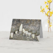 Krokodile Zähne Grußkarte Karte (Gelbe Blume)