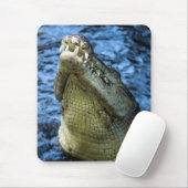 Krokodile Zähne Wasser Mousepad (Mit Mouse)