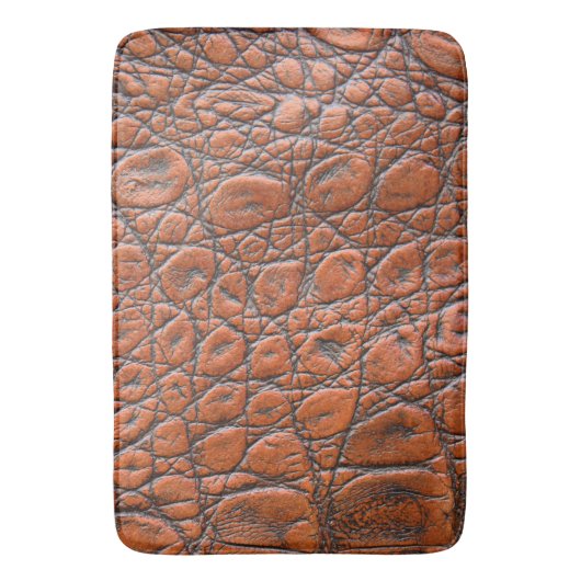 Krokodilleder-Fake-Look Badematte (Vorderseite Vertikal)