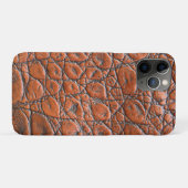 Krokodilleder-Fake-Look Case-Mate iPhone Hülle (Rückseite (Horizontal))