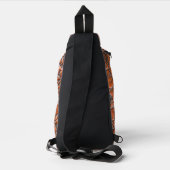 Krokodilleder-Fake-Look Crossbody Bag (Rückseite)