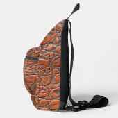Krokodilleder-Fake-Look Crossbody Bag (Rechts)