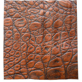 Krokodilleder-Fake-Look Duschvorhang