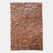 Krokodilleder-Fake-Look Geschirrtuch (Vertikal)