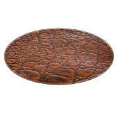 Krokodilleder-Fake-Look Schneidebrett (Ecke)