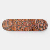 Krokodilleder-Fake-Look Skateboard (Horizontal)