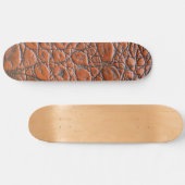Krokodilleder-Fake-Look Skateboard (Horizontal)