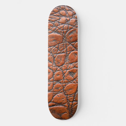 Krokodilleder-Fake-Look Skateboard (Vorderseite)