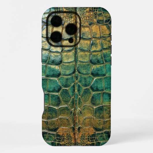 Krokodilleder iPhone Hülle (Rückseite)