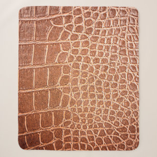 Krokodilleder-Muster Hintergrund abstrakt, Alligat Sherpadecke