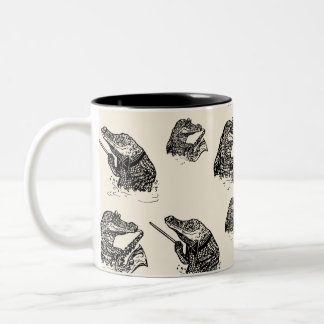 Krokodilmaestro-Tasse Zweifarbige Tasse