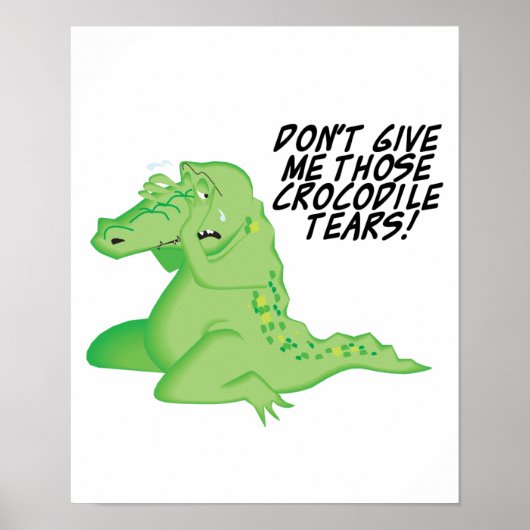 Krokodilstränen Poster (Vorne)