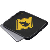 Krokodilstrasse Laptopschutzhülle (Vorne Knopf)