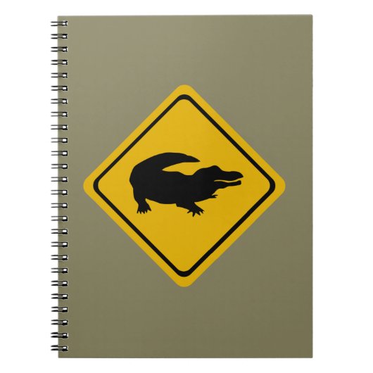 Krokodilstrasse Notizblock (Vorderseite)