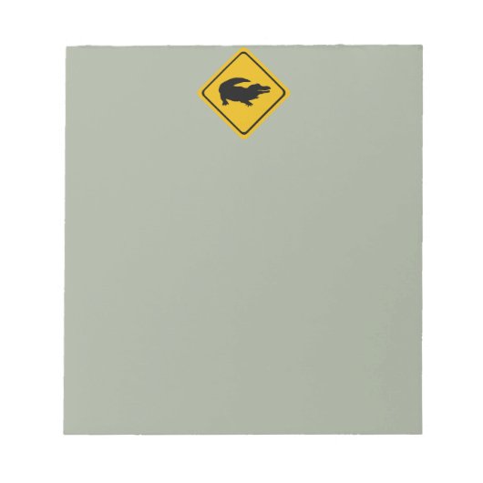 Krokodilstrasse Notizblock (Vorderseite)