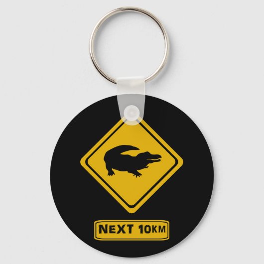 Krokodilstrasse Schlüsselanhänger (Vorderseite)