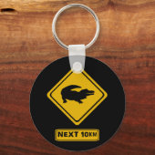 Krokodilstrasse Schlüsselanhänger (Vorderseite)