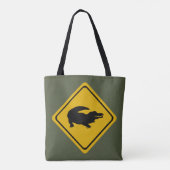 Krokodilstrasse Tasche (Rückseite)