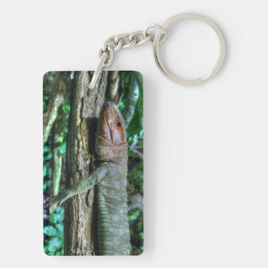 Krokodilteju Schlüsselanhänger (Rückseite)