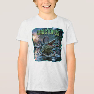 Kroktopus Fotografischer Combo Kreatur Witzig Tri-Blend Shirt