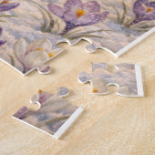 Krokus-Blumenfee Puzzle (Seite)