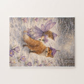 Krokus-Blumenfee Puzzle (Horizontal)