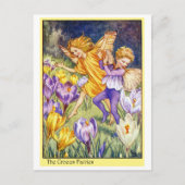 Krokus-Fee Postkarte (Vorderseite)