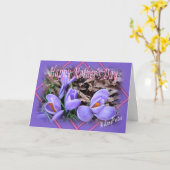 Krokus für Mama Karte (Gelbe Blume)