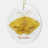 Krokus-Geometer-Motten-Verzierung Keramikornament (Links)