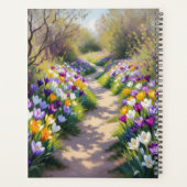 Krokus-Symbolik-Kalender Planer (Rückseite)