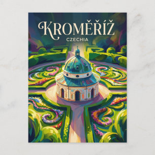 Kroměříž Tschechien Postkarte