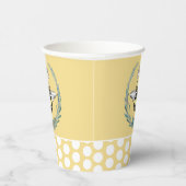 Kronbiene | Honey Polka Dot Paper Cups Pappbecher (Rechts)