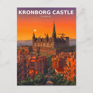 Kronborg Schloss Dänemark Hamlet Festung Postkarte