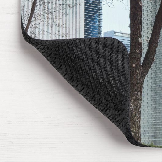 Kronbrunnen im Millenium Park Mousepad (Ecke)