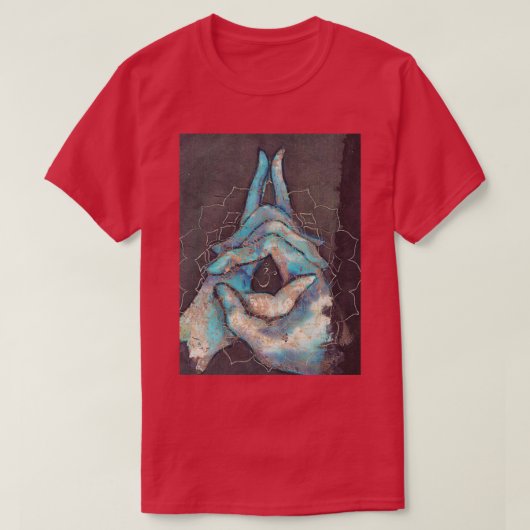 Kronchakra mudra T-Shirt (Design vorne)