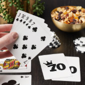 Krone 70. Geburtstag Spielkarten (In Situ)