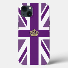 Krone auf der Britischen Flagge der Patriotischen Case-Mate iPhone Hülle