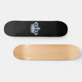 Krone - Blau Skateboard (Horizontal)