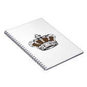 Krone - braun notizblock (Rechte Seite)