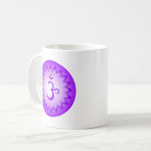Krone Chakra - Sahasrara Kaffeetasse (Vorderseite Links)