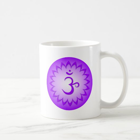 Krone Chakra - Sahasrara Kaffeetasse (Rechts)