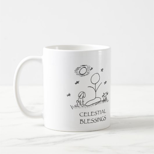 Krone Chakra Taschen-Guru-Tasse Kaffeetasse (Links)