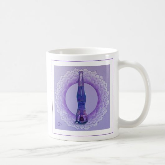 Krone Chakra/Yoga-Tasse Kaffeetasse (Rechts)