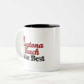 Krone Daytona Beach Zweifarbige Tasse (Vorderseite Links)